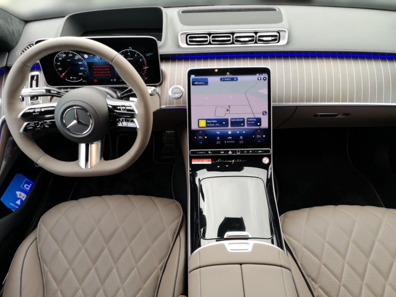 Mercedes-Benz S580 Long 4Matic AMG Line = Exclusive= Гаранция, снимка 9 - Автомобили и джипове - 45887633