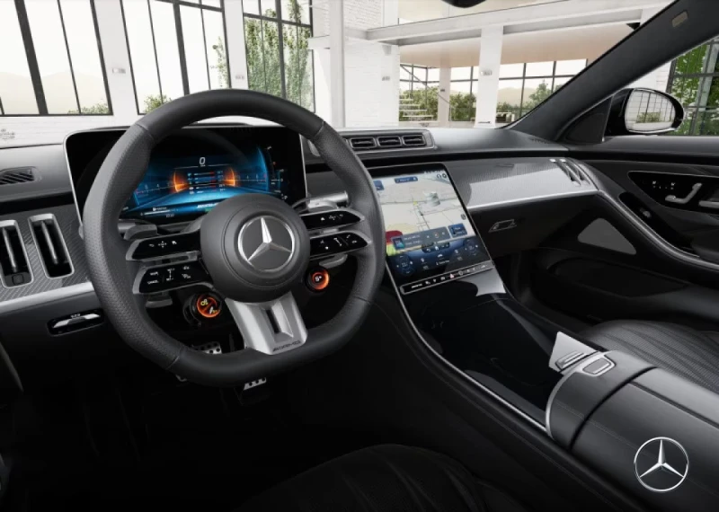 Mercedes-Benz S 63 AMG e/PERF./802HP/PANORAMA/360/BURM-3D/TV/735fpr, снимка 7 - Автомобили и джипове - 51677160