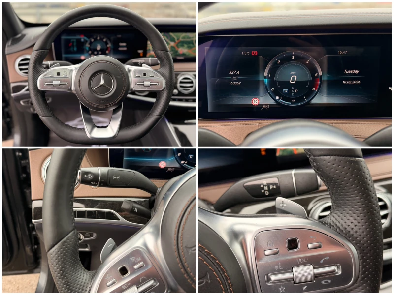 Mercedes-Benz S 350 d= 4Matic= AMG= 3xTV= 360* Camera= Panorama= Keyle, снимка 15 - Автомобили и джипове - 53433082