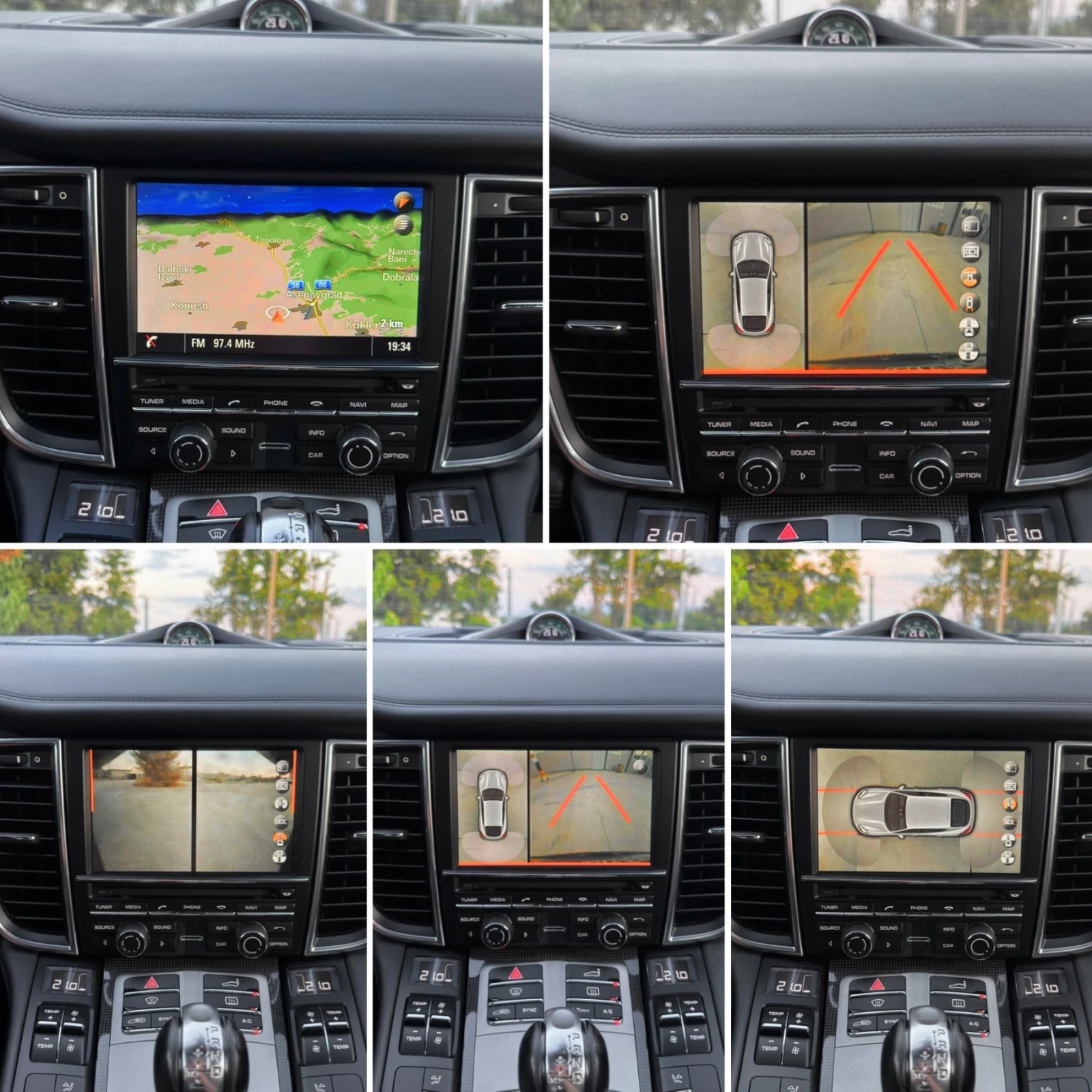 Porsche Panamera TURBO/ SPORT CHRONO/ CARBON/ 21 ZOLL/ PDK, снимка 15 - Автомобили и джипове - 55617974