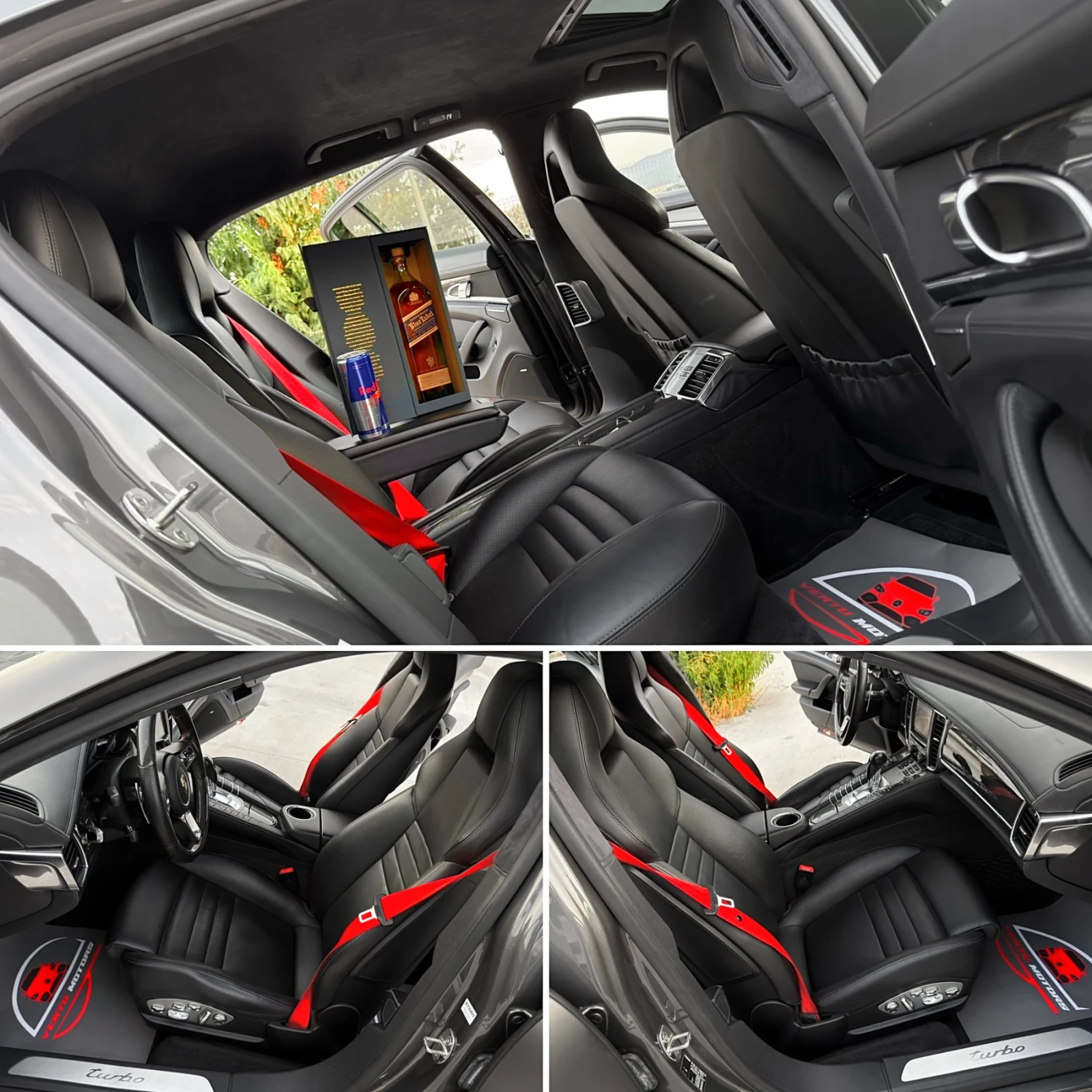 Porsche Panamera TURBO/ SPORT CHRONO/ CARBON/ 21 ZOLL/ PDK, снимка 8 - Автомобили и джипове - 55617974