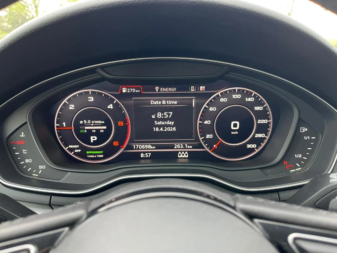 Audi A4 Quattro TDI 190 KC S Line ПЕРФЕКТНО, снимка 13 - Автомобили и джипове - 54619528