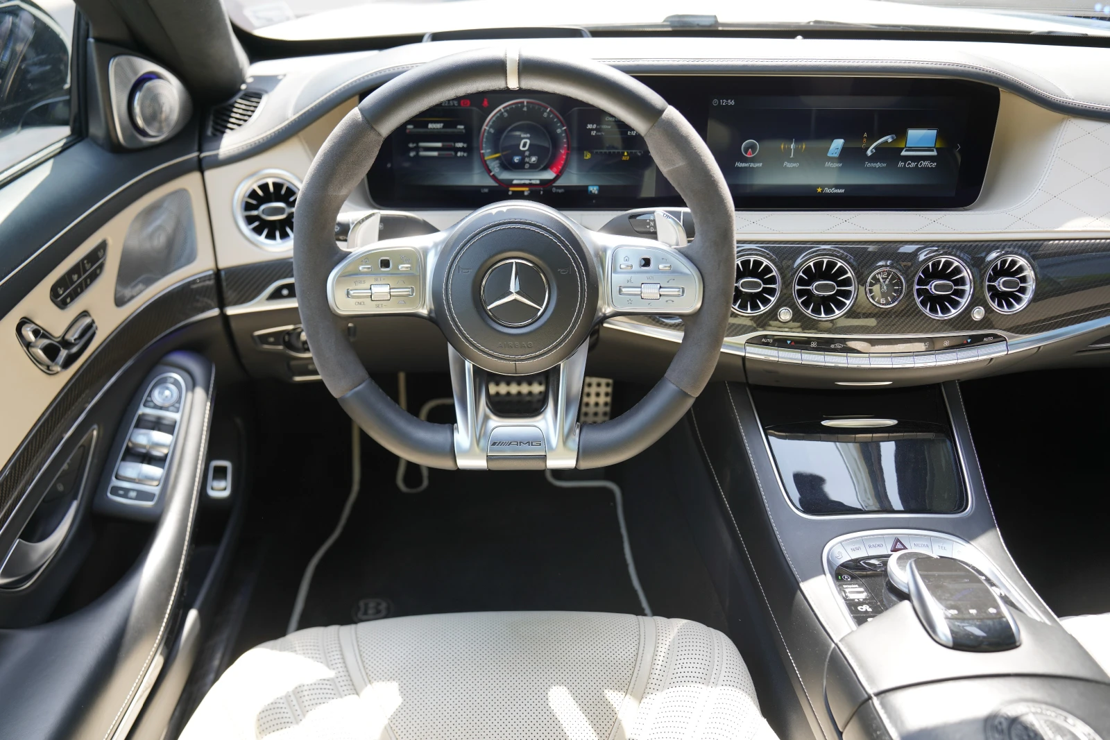 Mercedes-Benz S 63 AMG Long 4Matic Facelift Exclusive, снимка 11 - Автомобили и джипове - 55923543