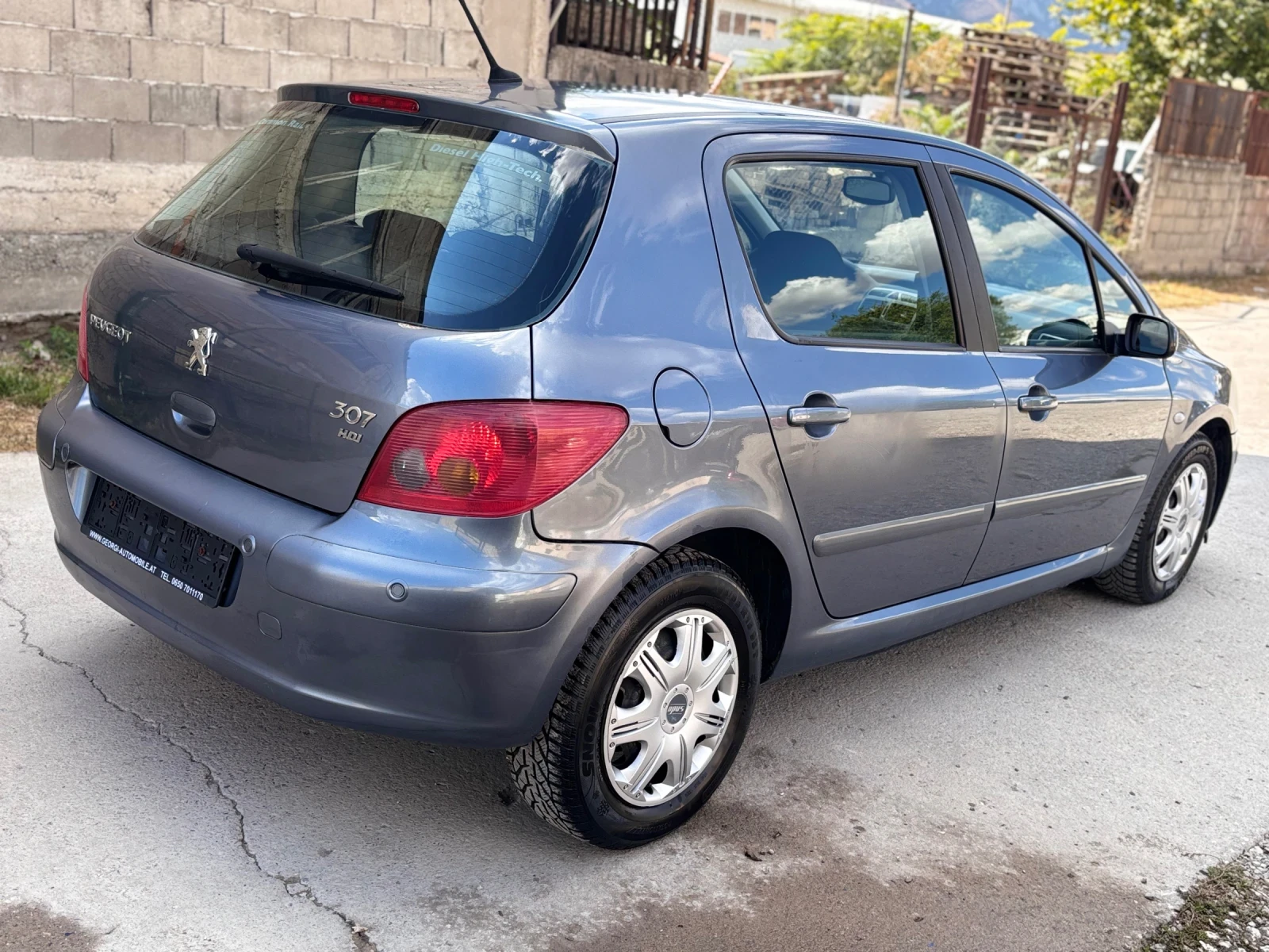 Peugeot 307 2.0HDI 90кс Климатроник, снимка 4 - Автомобили и джипове - 56255564