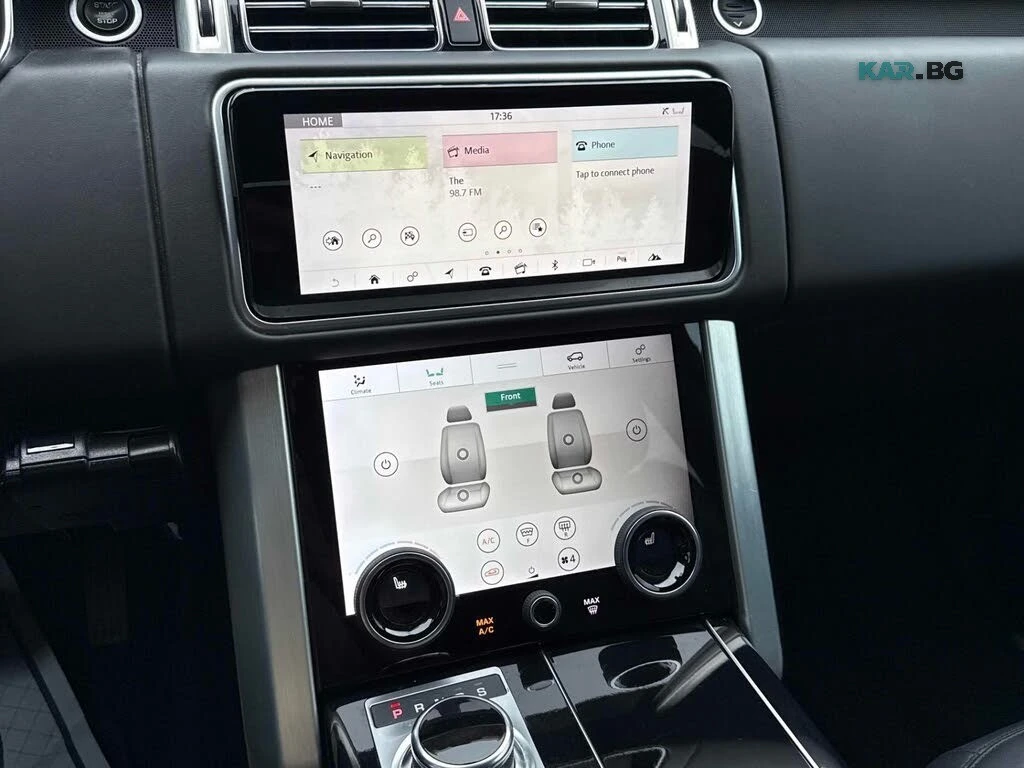 Land Rover Range rover HUD * Pano * 360 * АвтоКредит * (ЦЕНА ДО БГ), снимка 15 - Автомобили и джипове - 56222958
