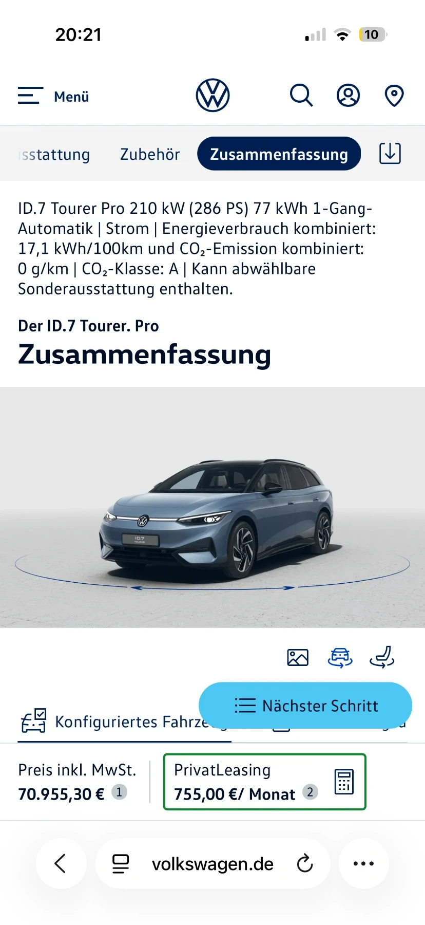 VW ID.7 TOURER PRO S FULL EXTRAS, снимка 17 - Автомобили и джипове - 54131804