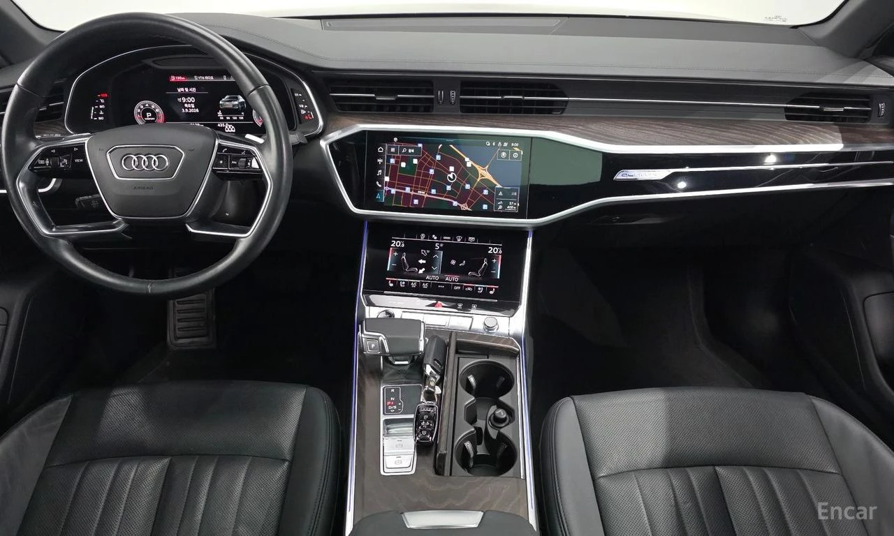Audi A6 45TFSI* MATRIX* S* LINE* ОБДУХВАНЕ* ХЕДЪП* LANE* A, снимка 6 - Автомобили и джипове - 56308179