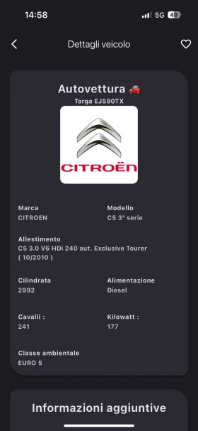 Citroen C5 3.0(194000 km) | Mobile.bg    17