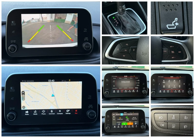 Fiat Tipo 1.6D 120к.с * Навигация* * Камера* * Дистроник* , снимка 16 - Автомобили и джипове - 51333609