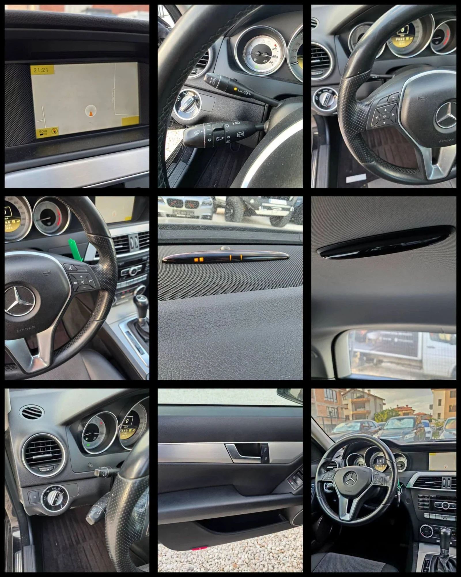 Mercedes-Benz C 220 Люк 8 бр Гуми с Джанти Fecelift Navi , снимка 11 - Автомобили и джипове - 55197483