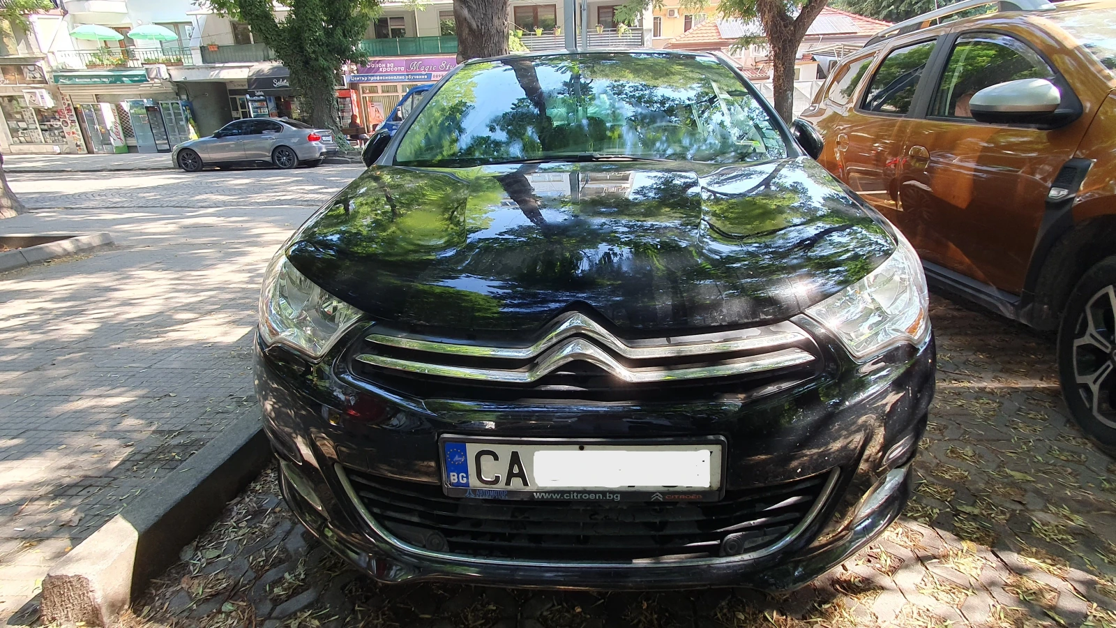Citroen C4 1.6 HDI, Отличен, 123000км, серв.книжка, зимни гум, снимка 2 - Автомобили и джипове - 55792447