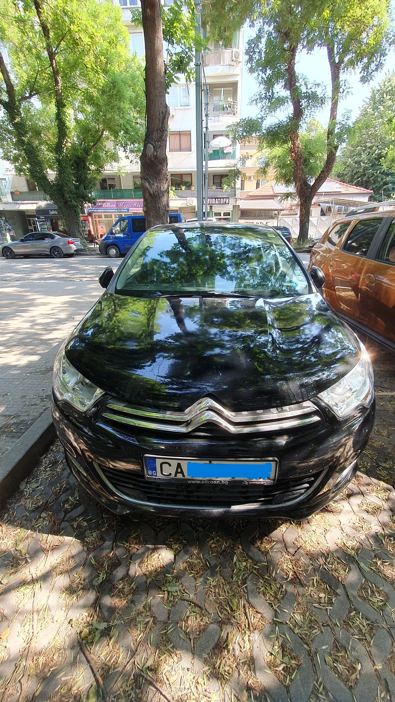 Citroen C4 1.6 HDI, Отличен, 123000км, серв.книжка, зимни гум