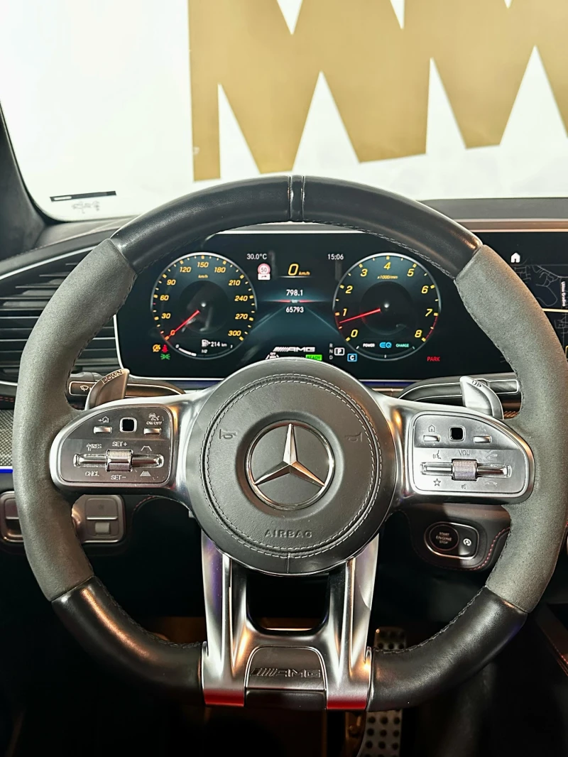Mercedes-Benz GLE 63 S AMG 4Matic+ * Coupe* Burmester* Pano* HuD, снимка 11 - Автомобили и джипове - 50858632