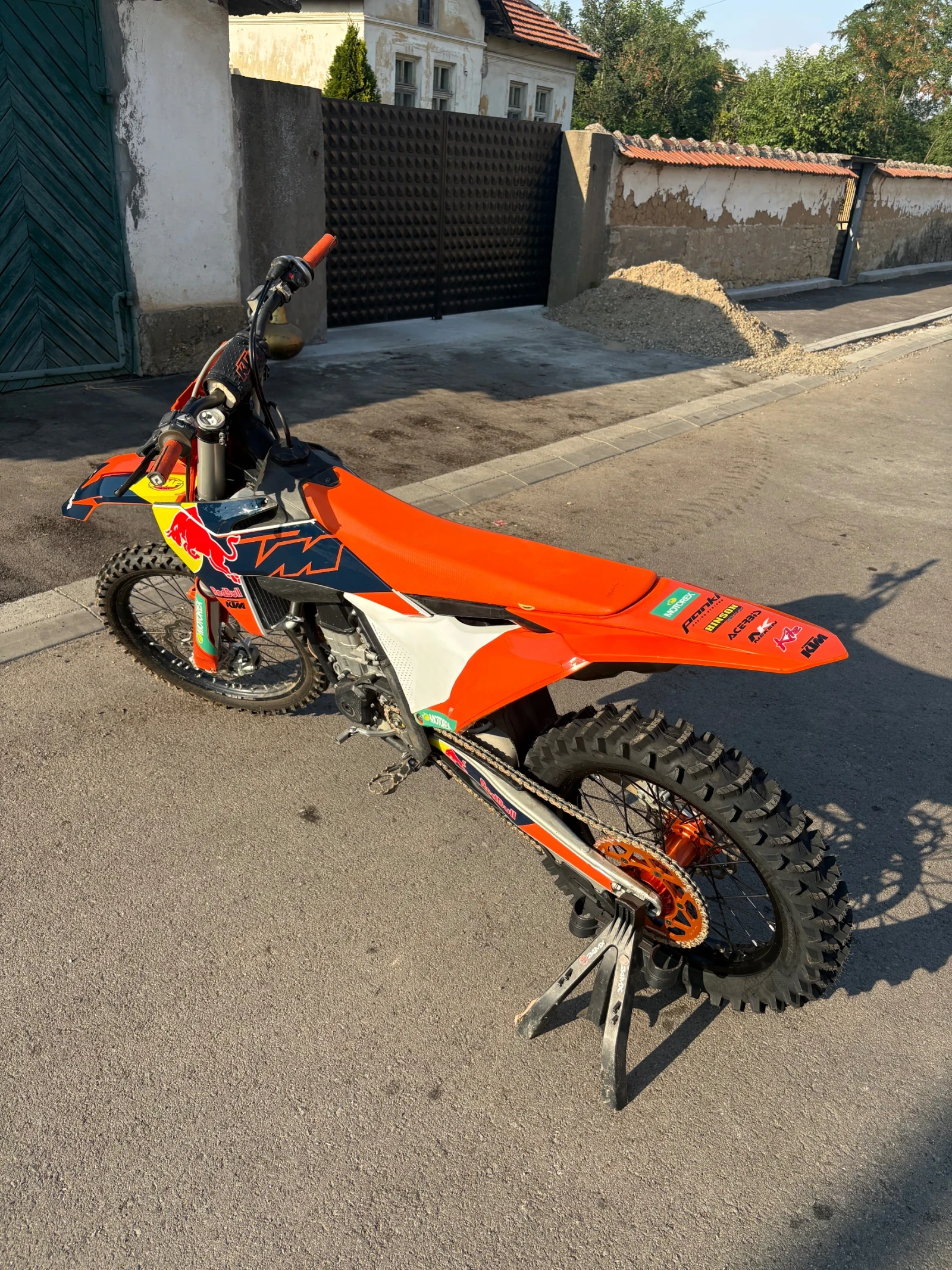 Ktm SX-F Wp-окачване/Akrapovi?-изпускателна система  , снимка 4 - Мотоциклети и мототехника - 55658150