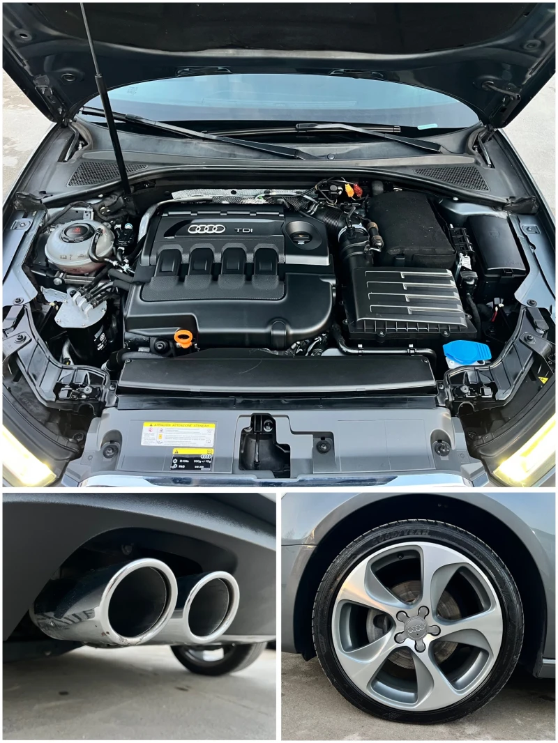 Audi A3 2, 0TDI-150k.с/АВТОМАТИК/НАВИГАЦИЯ/ТОП СЪСТОЯНИЕ!!, снимка 17 - Автомобили и джипове - 52541135