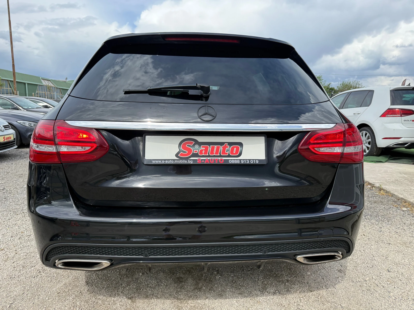 Mercedes-Benz C 400 4M AMG/DESIGNO/360/DISTR/ОБДУХ/K LESS/H UP/ПЕЧКА, снимка 6 - Автомобили и джипове - 54539629