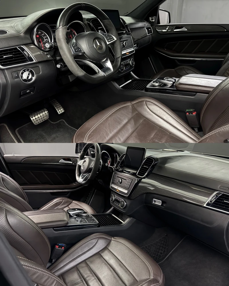 Mercedes-Benz GLS 63 AMG Масаж* TV* Pano* Carbon* Bang&Olufsen* Печка, снимка 6 - Автомобили и джипове - 50332980