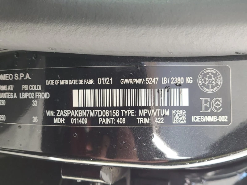 Alfa Romeo Stelvio 2021 TI SPORT * CARFAX * БЕЗ ПЪРВОНАЧАЛНА ВНОСКА, снимка 16 - Автомобили и джипове - 52959282