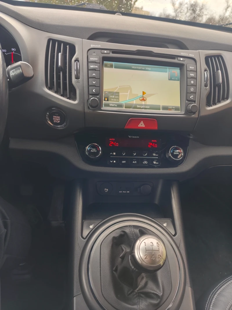 Kia Sportage LPG Lovato, KeylessGo, ксенон, кожа, Топ състояние, снимка 14 - Автомобили и джипове - 53508304