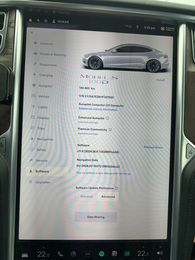 Tesla Model S 100D Long Range AWD FSD Premium , снимка 13 - Автомобили и джипове - 48217448