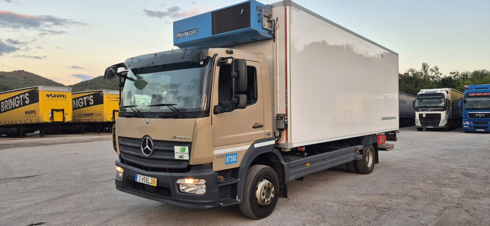 Mercedes-Benz Atego 1221, Швейцария, Хладилен 16 е.п., снимка 1