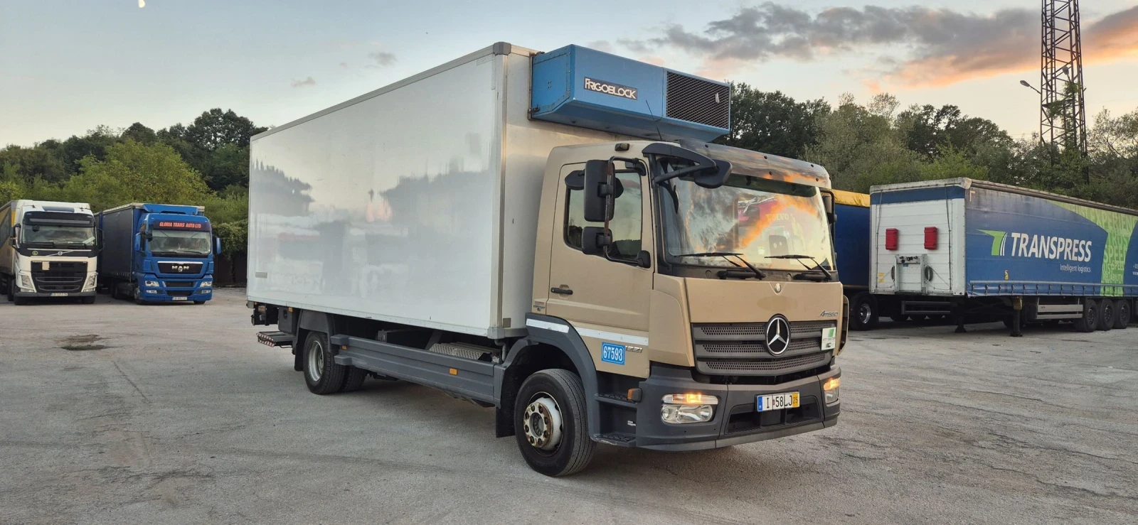 Mercedes-Benz Atego 1221, Швейцария, Хладилен 16 е.п. - изображение 2
