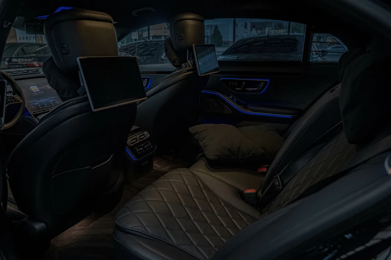 Mercedes-Benz S 500 BRABUS/Long/Carbon Packet/Burmester/RSE/Обдухване, снимка 8 - Автомобили и джипове - 52005109