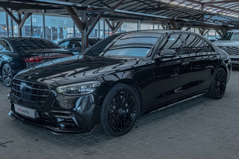 Mercedes-Benz S 500 BRABUS/Long/Carbon Packet/Burmester/RSE/Обдухване, снимка 2 - Автомобили и джипове - 52005109