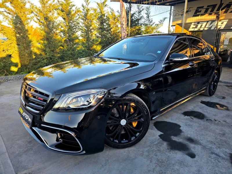 Mercedes-Benz S 450 FULL BLACK LINE FACELIFT ПАНОРАМА ЛИЗИНГ 100%, снимка 4 - Автомобили и джипове - 52258874