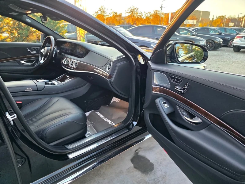 Mercedes-Benz S 450 FULL BLACK LINE FACELIFT ПАНОРАМА ЛИЗИНГ 100%, снимка 13 - Автомобили и джипове - 52258874