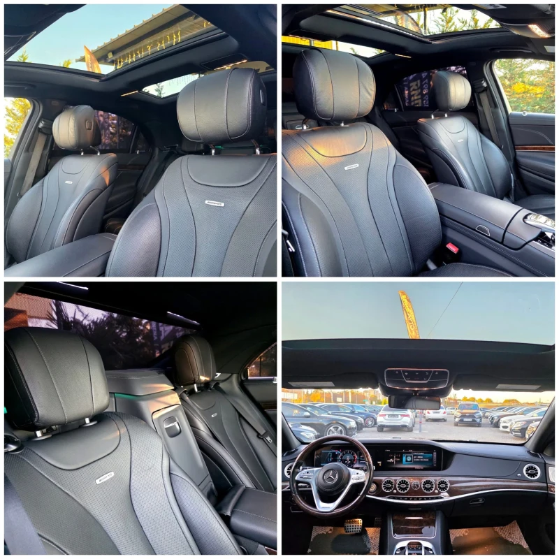 Mercedes-Benz S 450 FULL BLACK LINE FACELIFT ПАНОРАМА ЛИЗИНГ 100%, снимка 16 - Автомобили и джипове - 52258874