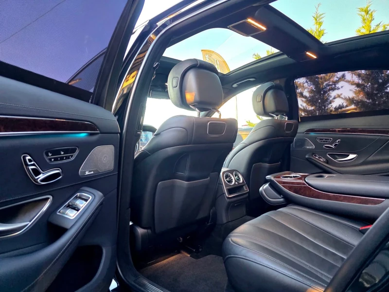 Mercedes-Benz S 450 FULL BLACK LINE FACELIFT ПАНОРАМА ЛИЗИНГ 100%, снимка 15 - Автомобили и джипове - 52258874