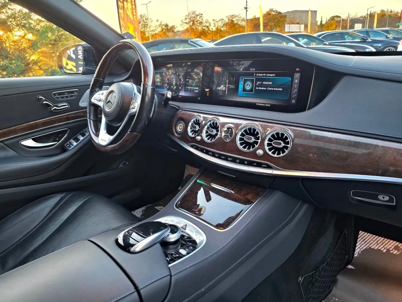 Mercedes-Benz S 450 FULL BLACK LINE FACELIFT ПАНОРАМА ЛИЗИНГ 100%, снимка 14 - Автомобили и джипове - 52258874