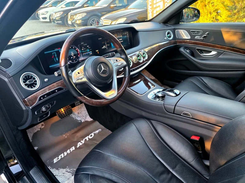 Mercedes-Benz S 450 FULL BLACK LINE FACELIFT ПАНОРАМА ЛИЗИНГ 100%, снимка 12 - Автомобили и джипове - 52258874