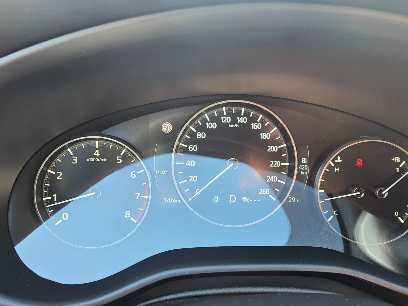 Mazda CX-30 Nagisa 2.5AT 150 km BOSE HUD Гаранция, снимка 12 - Автомобили и джипове - 55397071