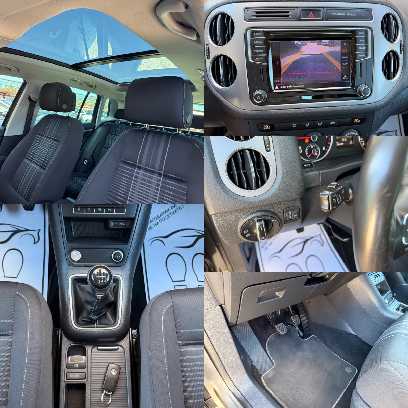 VW Tiguan 2.0TDI* NAVI* 100%км* FACE* KAMERA* НОВИЯ МОТОР, снимка 9 - Автомобили и джипове - 56132073