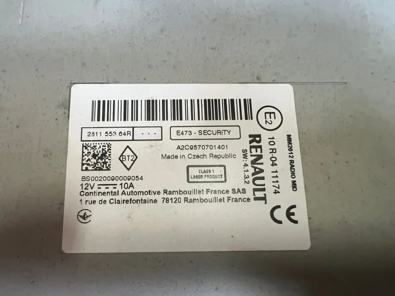 281155364R  RENAULT KANGO MB CITAN 2311 553 64R 10R-0411174B A2C9570701401 | Mobile.bg   2