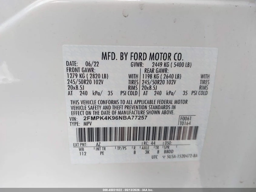 Ford Edge 2.0l Titanium, снимка 9 - Автомобили и джипове - 54669455
