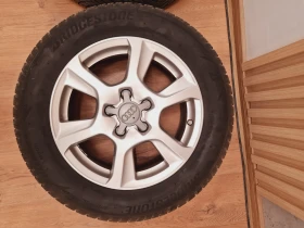 Гуми с джанти Bridgestone 225/55R16, снимка 2 - Гуми и джанти - 47893959