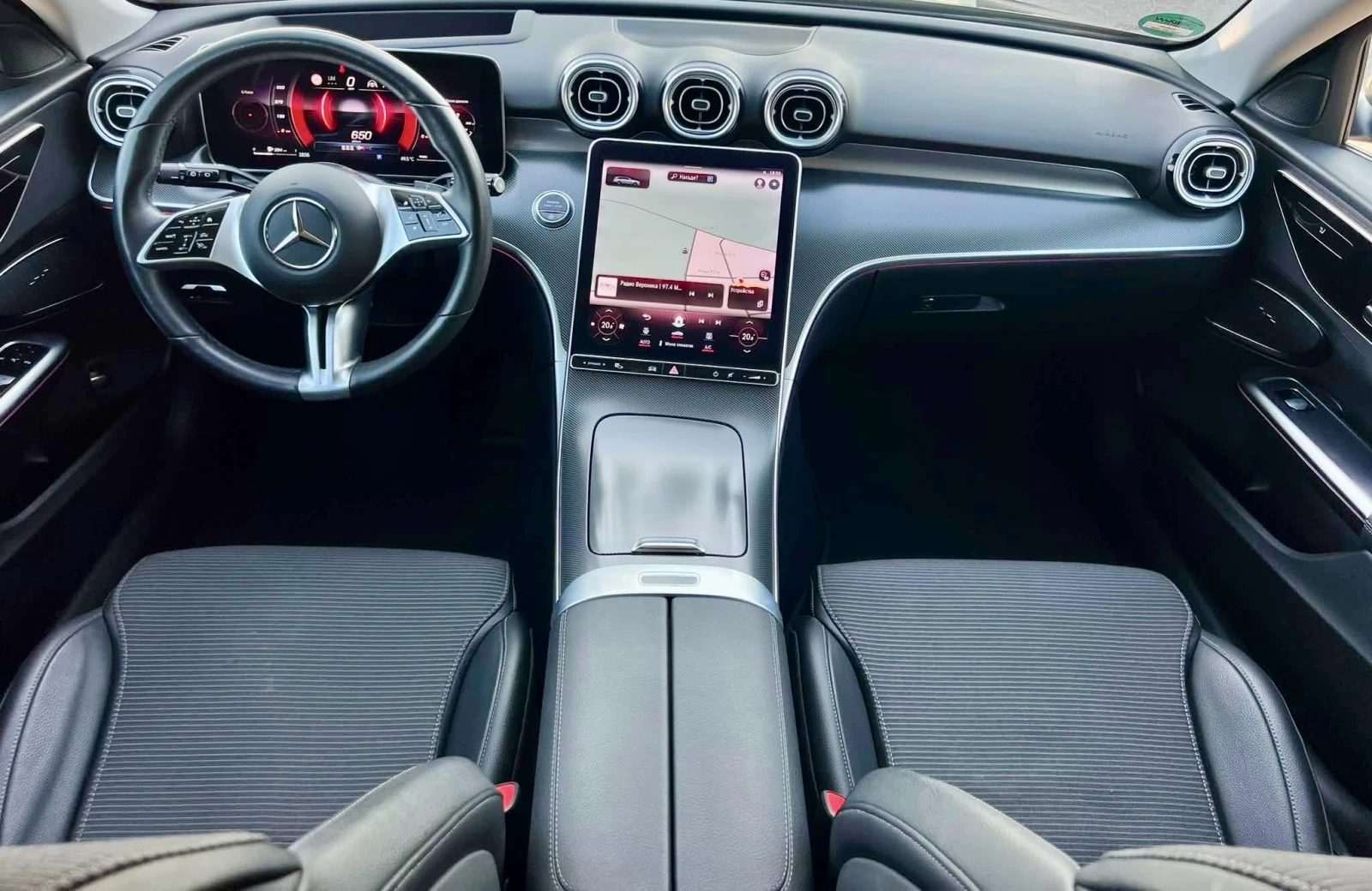 Mercedes-Benz C 300 d AMG/AMBIENT/MILD-HYBRID/LED/NAVI/360 KAMERA/FULL | Mobile.bg � ����������� 9