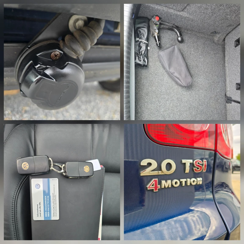 VW Tiguan 2.0TSI* 4&#215;4* ПАНОРАМА * КАМЕРА , снимка 14 - Автомобили и джипове - 52004364