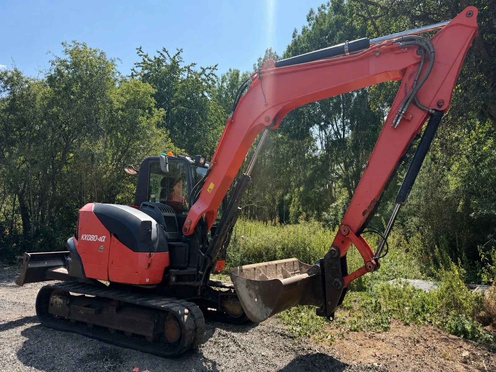 Багер Kubota KX080-4, снимка 2 - Индустриална техника - 56652436