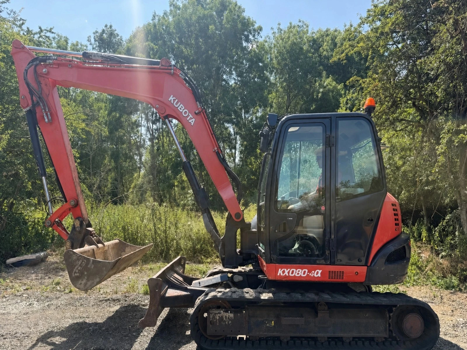 Багер Kubota KX080-4, снимка 4 - Индустриална техника - 56652436