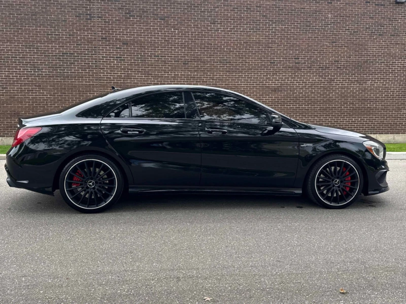 Mercedes-Benz CLA 45 AMG 4MATIC * АЛКАНТАРА* ПОДГРЕВИ* ПАНОРАМА* КАМЕРА* , снимка 4 - Автомобили и джипове - 53484704