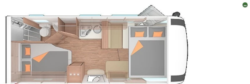 Кемпер Weinsberg 650MF, снимка 2 - Каравани и кемпери - 52457088