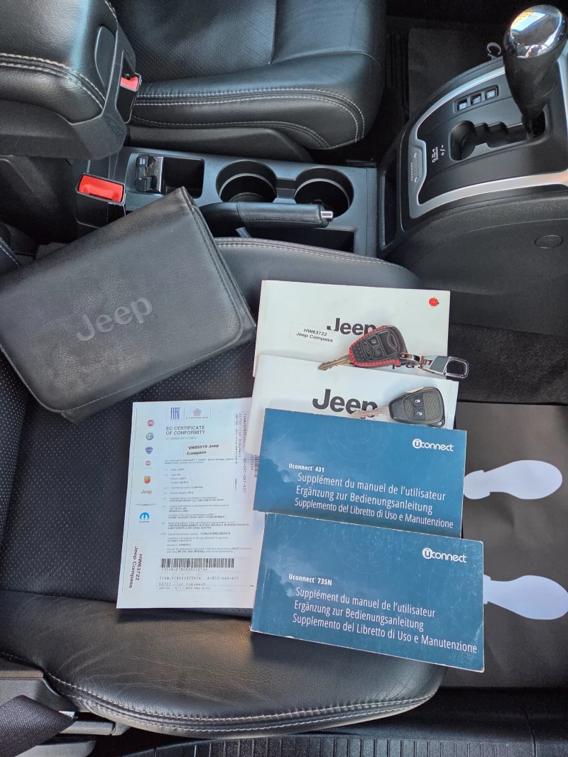 Jeep Compass 2.4БЕНЗИН 4х4, снимка 15 - Автомобили и джипове - 53165945