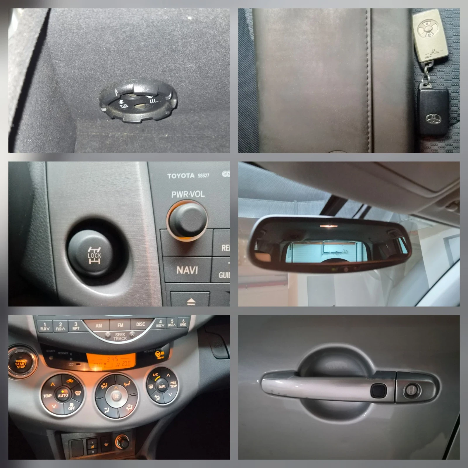 Toyota Rav4 2.0 KEYLESS  4X4 152PS 8 ГУМИ 152317KMKM, снимка 16 - Автомобили и джипове - 54884919