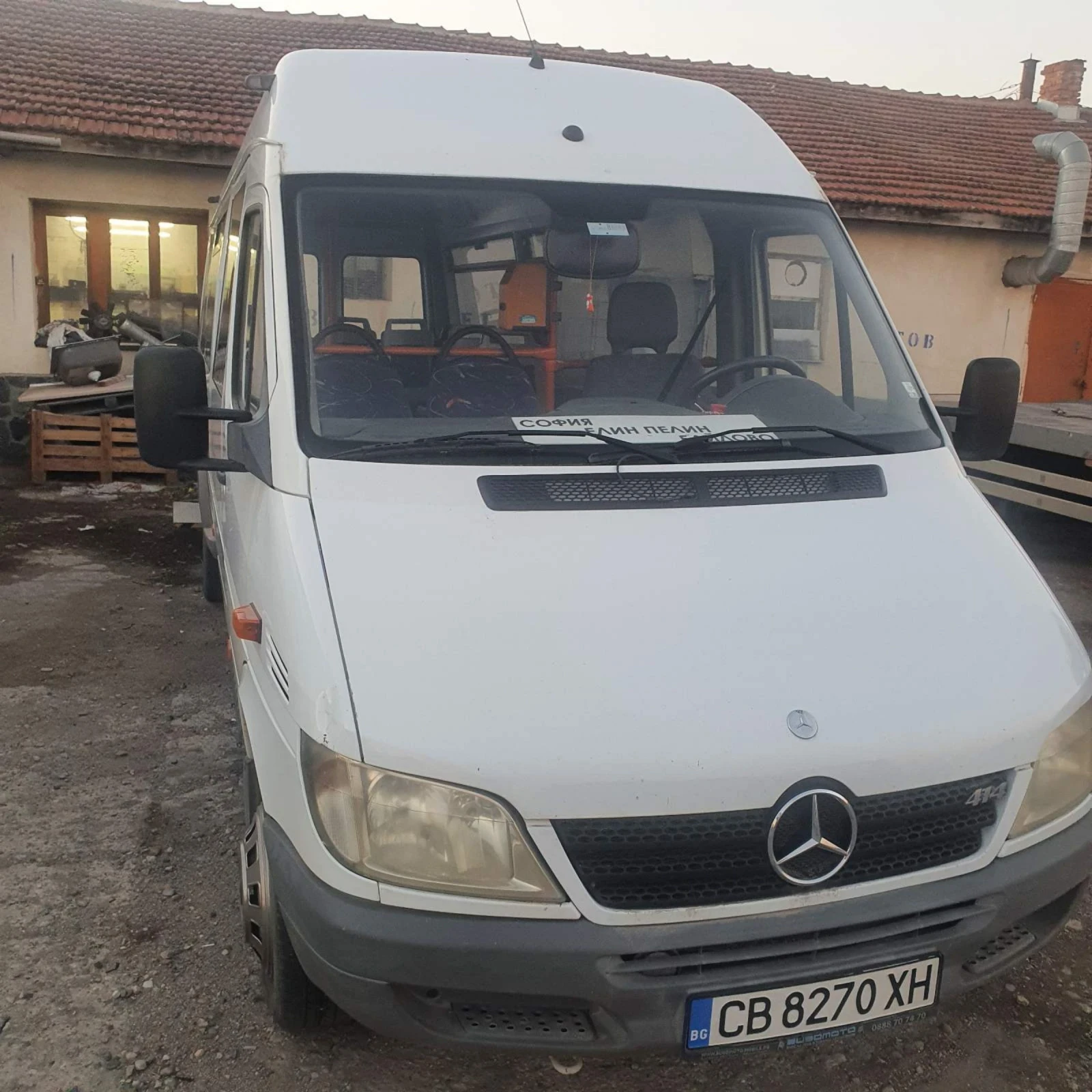 Mercedes-Benz Sprinter Maxi, benzin-gaz, barter, снимка 1