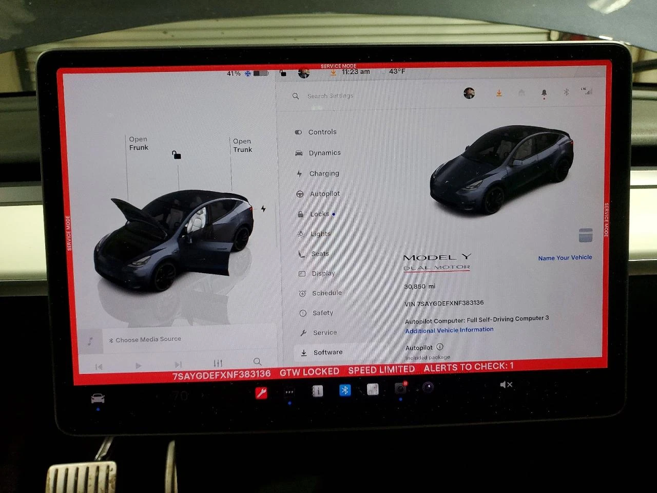Tesla Model Y LONG RANGE DUAL MOTOR ALL-WHEEL DRIVE* Performance, снимка 11 - Автомобили и джипове - 54882424