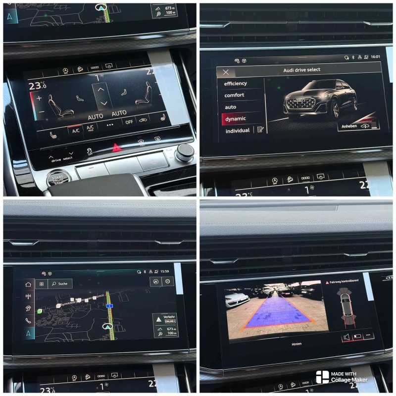 Audi Q8  50TDI/Sline/Bang&Olufsen/Virtual/Камера/Laser, снимка 13 - Автомобили и джипове - 47415663